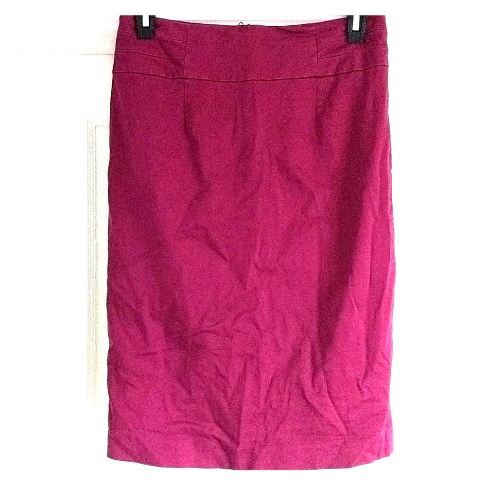 Purple pencil skirt
